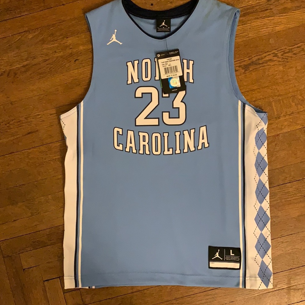 Michael Jordan College Jersey - boys youth large. New with tags.